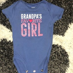 Grandpas favorite girl onesie